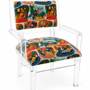 Acrylic dining chair